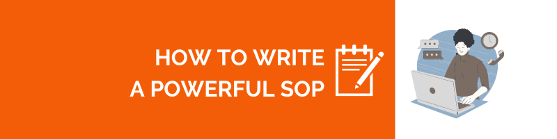 how to write SOP